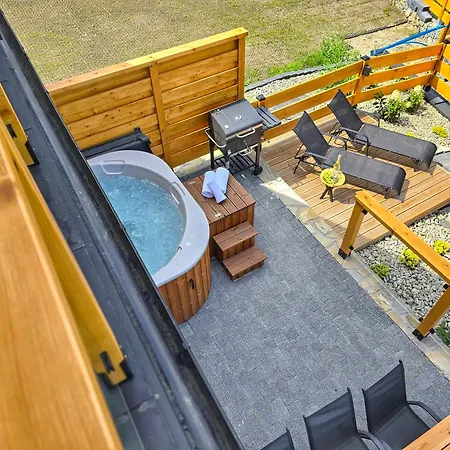 Lk Mountain I Segmenty Z Prywatnym Jacuzzi, Sauna I Widokami Na Gory I Jezioro Falsztyn