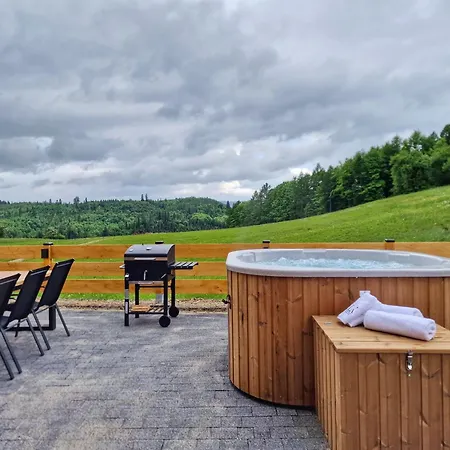 Segmenty Z Prywatnym Jacuzzi I Widokami Na Gory I Jezioro *