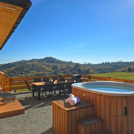 Segmenty Z Prywatnym Jacuzzi I Widokami Na Gory I Jezioro *