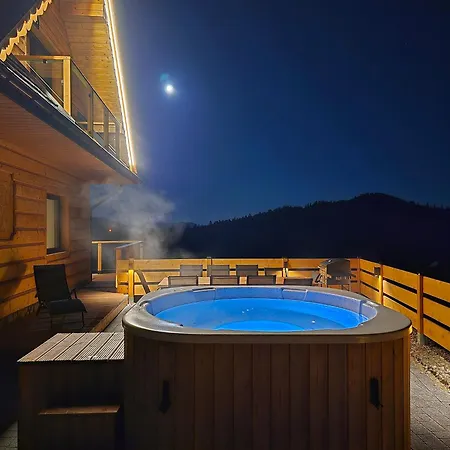 Apartment Segmenty Z Prywatnym Jacuzzi I Widokami Na Gory I Jezioro