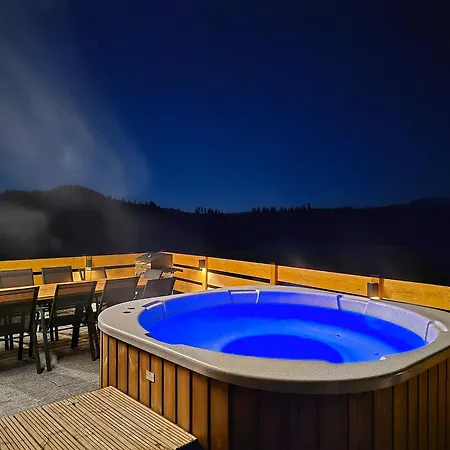 公寓 Lk Mountain Segmenty Z Prywatnym Jacuzzi I Widokami Na Gory I Jezioro