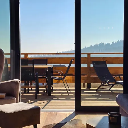 Lk Mountain I Segmenty Z Prywatnym Jacuzzi, Sauna I Widokami Na Gory I Jezioro